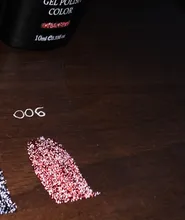 MIZHSE-esmalte de uñas en Gel UV, barniz de uñas semipermanente brillante en 6 colores, 10ML