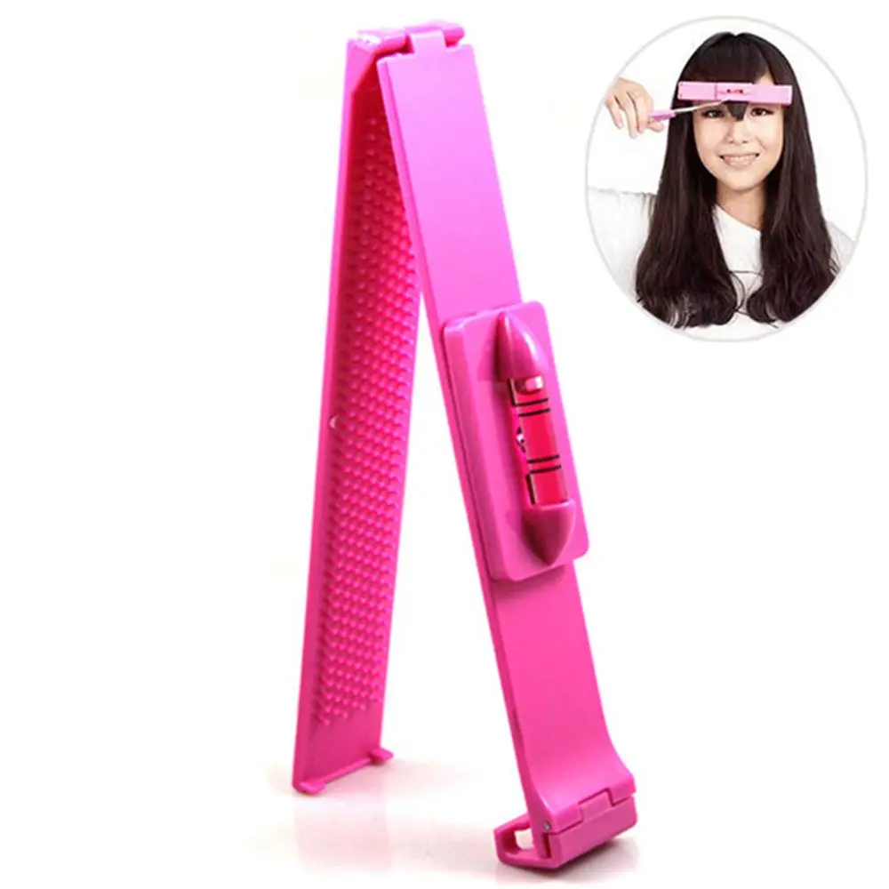 Diy Women Hair Trimmer Fringe Cut Tool Clipper Comb Guide For Cutting