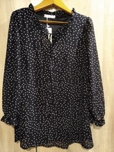 Kimono de talla grande para mujer, Blusa de gasa de lunares, ropa de manga larga, moda coreana, 2021