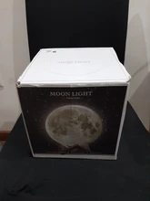 USB Rechargeable Moon-Lamp Night-Light Lunar Custom Tap/remote-Switch 3d-Printing Photo/text