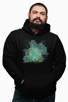 

Angemiel Wear Bear Figured Black Male Hooded Sweatshirt