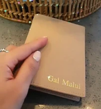 Letras iniciales con monograma de moda Unisex Saffiano funda de pasaporte con etiqueta de equipaje, conjunto de accesorios de viaje