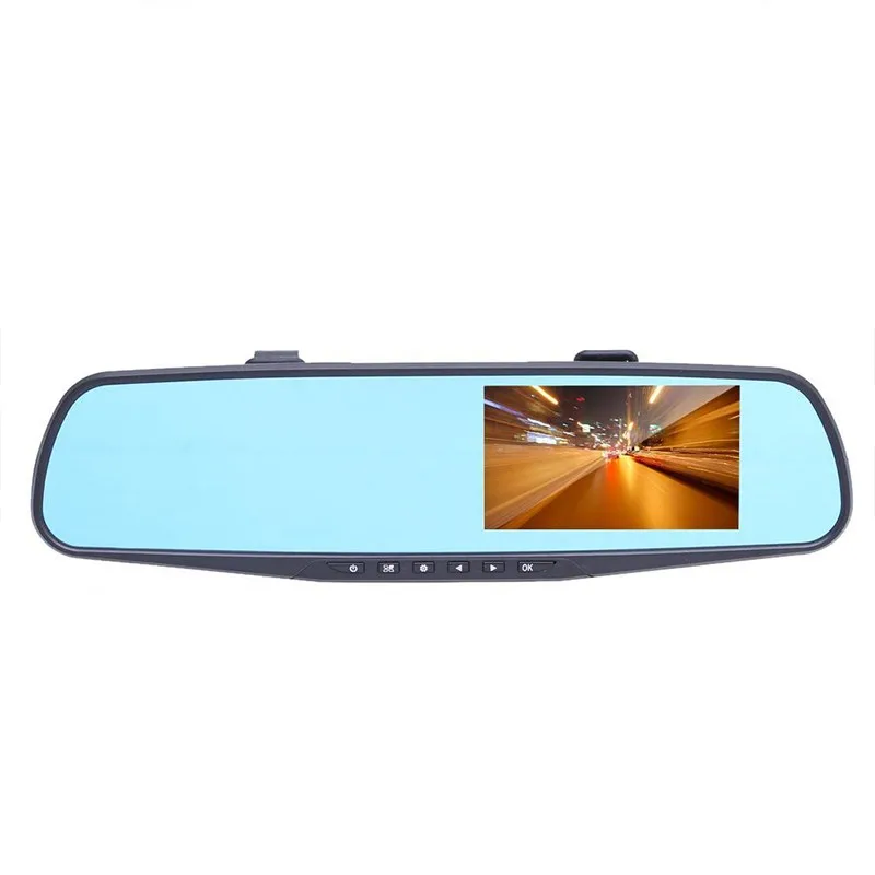 HD 1080P Car DVR Camera 4.3 Inch IPS Mirror Recorder DVR 3 in 1  Dual Lens Dash Cam Night Vision 170° Wide Angle Video Recorder backup camera mirror