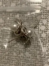 Pendientes de plata de ley 925 con perlas de circonita, pendientes de lujo para mujeres