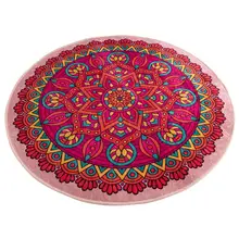 Antdecor меховой тематический круглый коврик для ванной, круглый ковер 4" 100 см