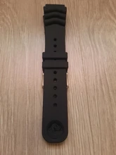 Correa de silicona deportiva para hombre, banda de reloj de goma impermeable de 18mm, 20mm y 22mm, accesorios de reloj para Seiko