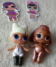 Muñecas Lens originales para niñas, 1 Uds., se pueden elegir 8CM, accesorios para ropa, juguetes para niñas, regalo de cumpleaños