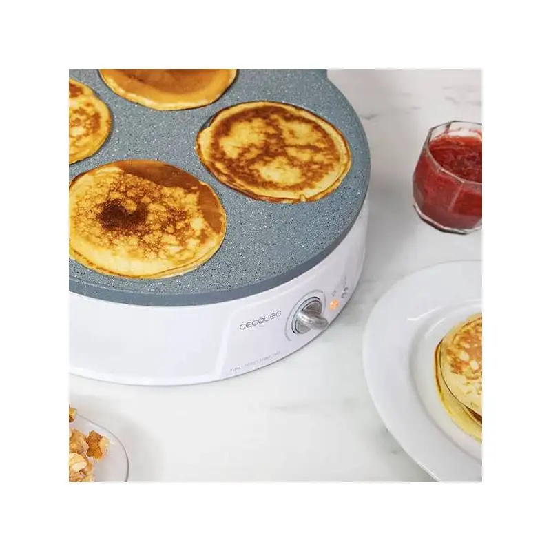 Блинница Cecotec Fun Crepestone Твин 1200 Вт белый серый