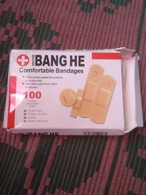 100 unids/pack impermeable adhesiva herida parche médico Anti-bacterias tirita vendas adhesivo de primeros auxilios Kit de suministros