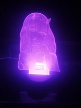 Two-Figure Nightlight Lamp Decor-Light Gift Manga Darling Zero Girls Bedroom Anime In-The-Franxx