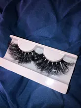 BossGirl-pestañas de visón esponjoso, 25mm, pestañas tupidas de visón, pestañas a granel, visón superancho, reutilizable, hermoso maquillaje