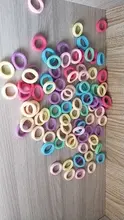 100 unids/lote niños pelo accesorios para el cabello, cuerda Gomilla elástica, bandas elásticas para cabello niñas decoración diademas banda de goma para el pelo
