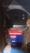 WORKPRO – Cuchillas de acero SK5, cuchillas profesionales originales de acero, 100 piezas