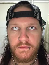 UYAAI-2 uds. De lentes de contacto de colores para Halloween, Cosplay de Anime, multicolo, Lentes Rojas, Blanco, Negro, Lentes Rojas