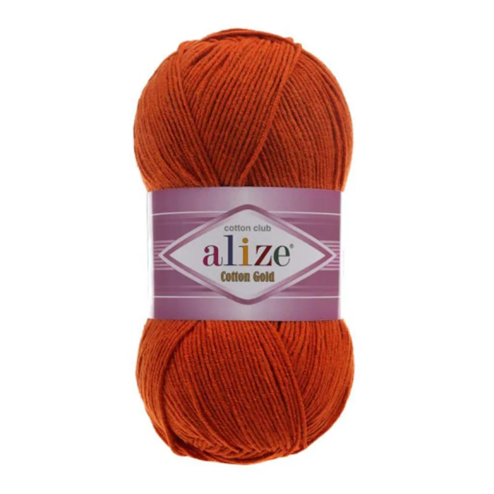 Alize Cotton Gold Yarn 5x100gr-330mt %55 Cotton Amigurumi Soft