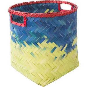 

Basket shelving natural House "Rainbow Chevron", D230 ш230 в310, multi-colored
