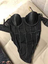 Bodi transparente de malla verde neón para mujer, petos sexys de rayas con espalda descubierta sin mangas, monos de tirantes finos para fiesta, novedad