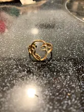 QIMING étnicos artista exagerado las mujeres anillo de rostro humano abstracto anillos de oro nudillo Midi anillo de dedo joyería de fiesta, regalo
