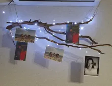 Led-Light Photo-Clip Battery-Powered Garland Led Christmas Outdoor Wedding 10M 5M 2M