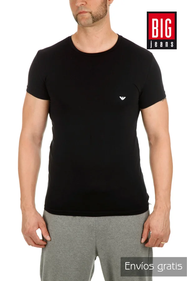 Emporium Armani Undershirt Casual Round neck collar T-shirt Casual Men Male Linnen's men Brand cotton 111035 CC729