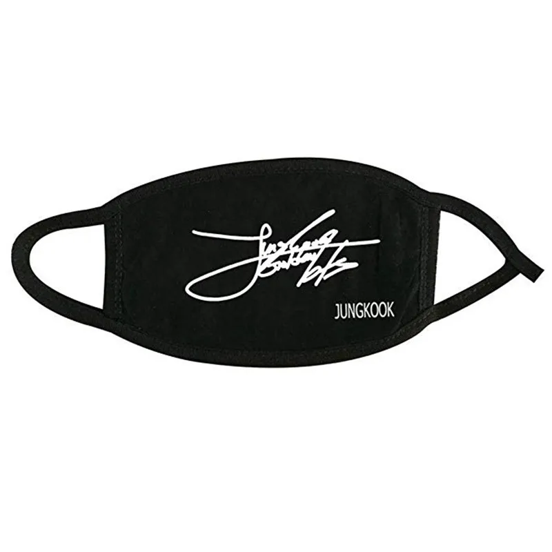 KPOP хлопковая Пылезащитная маска для рта и лица Bangtan Boys Signature Jin V с изображением чимина и шуги Jungkook маска для лица Ким Tae Hyung