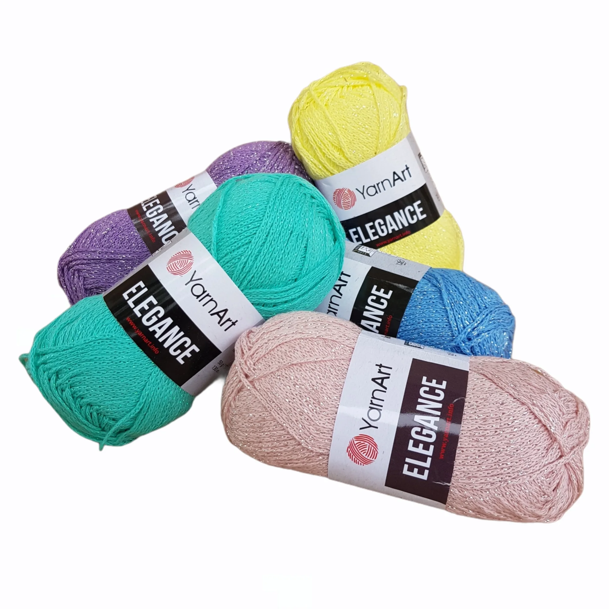 Yarnart элегантность пряжа 50gr 130mt % хлопок 88-% 12 металлических воздушных шаров с