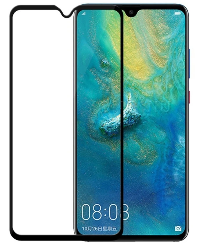 Защитное стекло Baseus 0.3mm Curved-screen Tempered Glass Screen Protector for HUAWEI Mate20 X GHWMATE20X-KA01(Черный