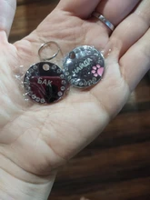 Etiqueta de identificación personalizada para perros y gatos, accesorios de identificación para perros y gatos