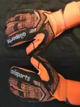 Football-Goalie-Gloves Soccer-Goalkeeper Finger-Protection Adults Professional Latex