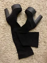 High-Boots Over-The-Knee Gdgydh Shoes Utral Nightclub Winter Women Platform Tall Party