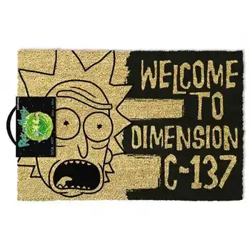 

Rick & Morty doormat Dimension C-137 Black 40x57 cm