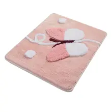 Коврик для ванной-коврики | коврик коврики для ванной нескользящие анти пресс-форма коврики Mari розовый 50X60 см