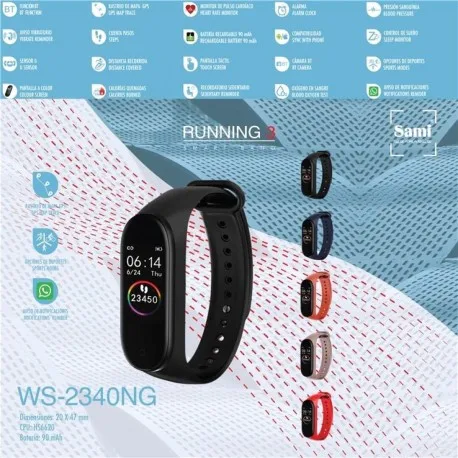 SMARTWATCH RUNNING watch 3 SMART BAND WEARABLE black SAMI | Электроника