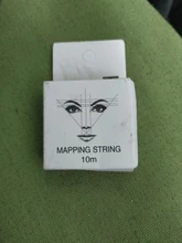 Marcador de cejas con hilo para tatuaje, 10m, hilo para tatuaje, tatuaje de cejas preincrustado