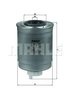 KNECHT KC109 Фильтр топливный FORD TRANSIT 2.5D 94-00