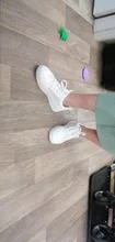 Flats Women Sneakers Casual Shoes Platform Lace-Up Summer-Spring Fashion Mesh Mujer Round-Toe
