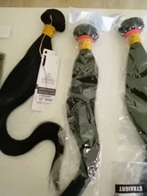 8-30 extensiones de cabello humano peruano liso, 3 mechones, no Remy, con cierre de encaje 4*4, mechones de tejido de doble trama con cierre