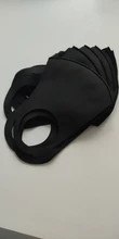 Mascarilla facial de algodón lavable para adultos y mujeres, máscara antipolvo, color negro, 10/20/50/100/200/300 Uds.