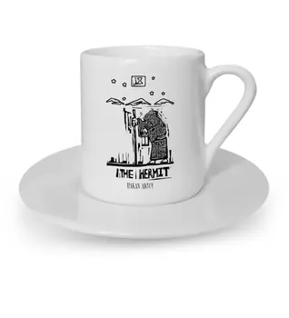

Personalized Tarot The Hermit (Mysterious Man) Turkish coffee Cup