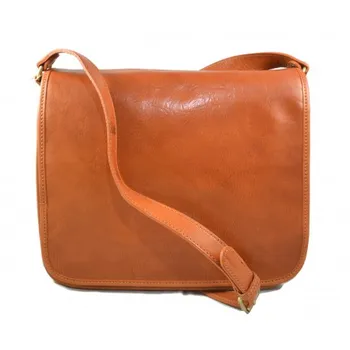 

Leather messenger bag mens leather bag honey shoulder bag