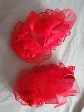Zapatos de cuna con suela suave de encaje Floral para fiesta de princesa, zapatillas antideslizantes para recién nacidos, para niño pequeño de 0 a 12M