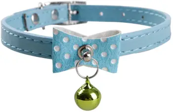 

Bell Cat and Dog Collar with Bowtie - Cute Plaid Bowtie, Comfortable,Adjustable Bowtie Collar for Small/Medium / Large Dogs