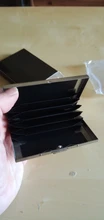 De acero inoxidable tarjetero para tarjetas de crédito bancarias para los hombres Anti proteger viajes tarjetero ID mujeres Rfid cartera Metal caso Porte carta