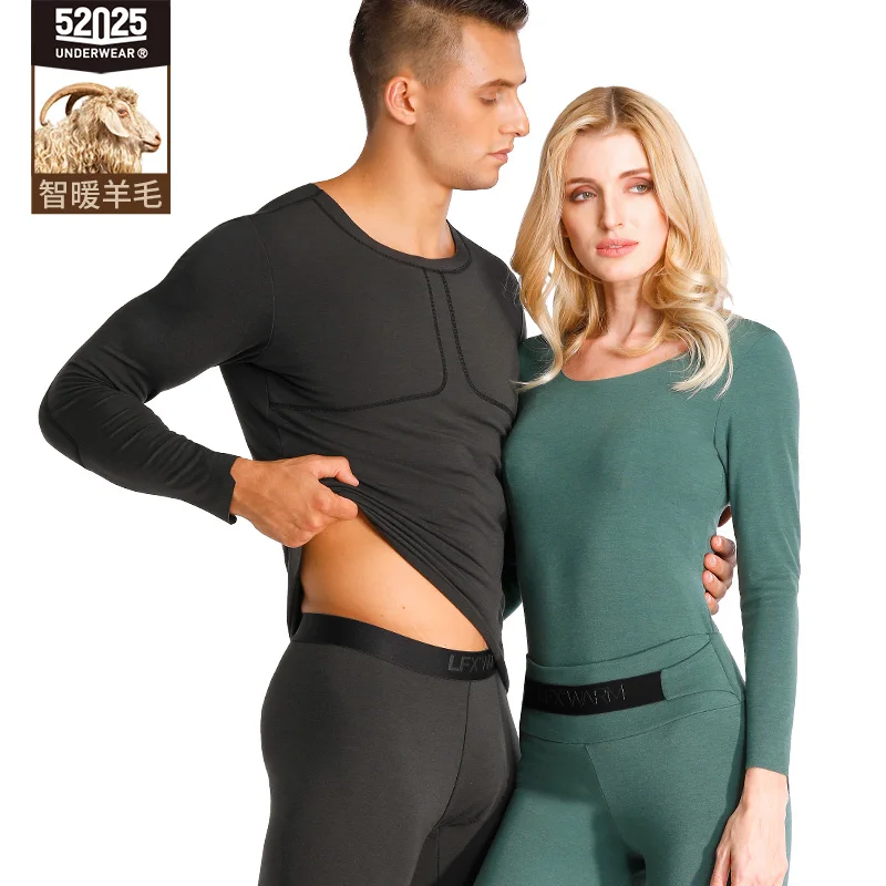 Thermal Underwear Set,Underwear with Merino Wool for Men Women 5