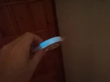 1,5 cm * 1m luminosa noche fluorescente auto-adhesivo brillan en la oscuridad de la cinta de seguridad para hogar Decoración de advertencia cinta