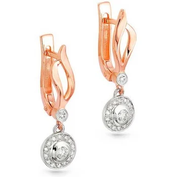 

Kabarovsky earrings with 32 diamonds in red gold