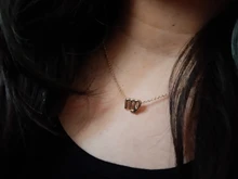 12 collares con signo del zodiaco para mujer, colgante de constelaciones, cadenas de oro, Gargantilla, joyería de moda