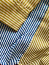 Camisas de manga larga para mujer, blusa informal holgada de gran tamaño con raya colorida, a prueba de sol, de retazos, para verano y otoño, 2020