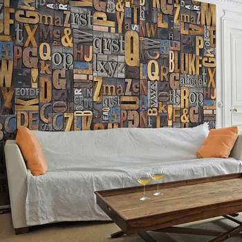 

Wall mural-Verbal puzzle - 50x1000 cm