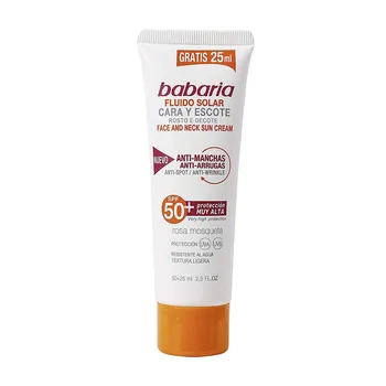 

BABARIA SUN CREAM SENSITIVE SKIN SPF50 + 75ML